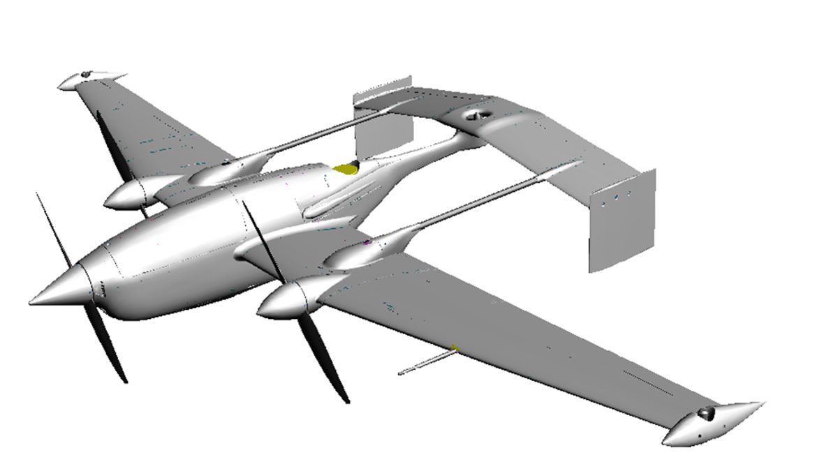 Picture of the improved UAS structure